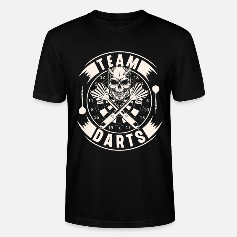 Darts - Stanley/Stella Unisex Bio-T-Shirt CRAFTER - Schwarz