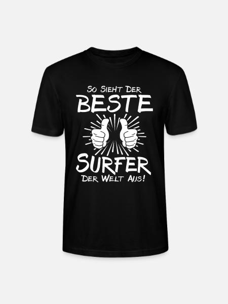 Best Surfer - Stanley/Stella CRAFTER Unisex Organic T-Shirt - black