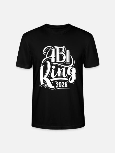 Abi King 2026 - Abitur - Spruch - Stanley/Stella CRAFTER Unisex Organic T-Shirt - black