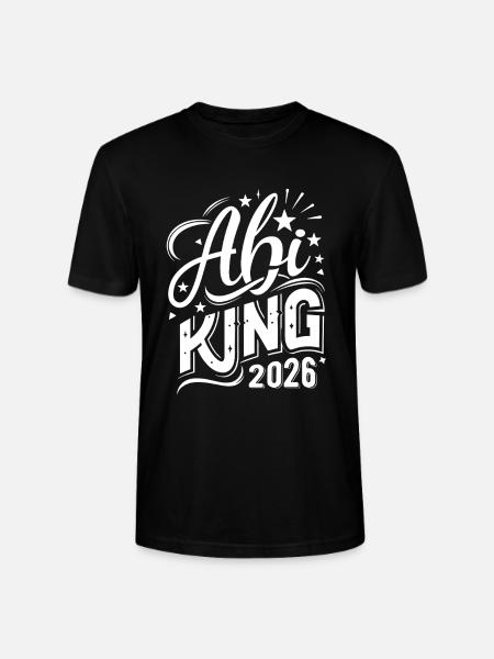 Abi King 2026 - Abitur - Spruch - Stanley/Stella CRAFTER Unisex Organic T-Shirt - black