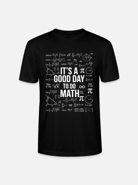 Es un buen día para hacer matemáticas – Mathe Geek Design - Camiseta unisex ecológica CRAFTER de Stanley/Stella - negro