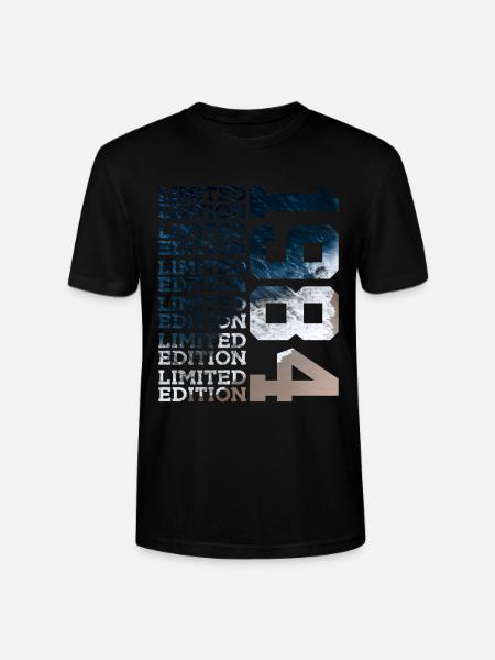 ÉDITION LIMITÉE 1984 42 ANS 42E ANNIVERSAIRE - T-shirt bio CRAFTER Stanley Stella Unisexe - noir