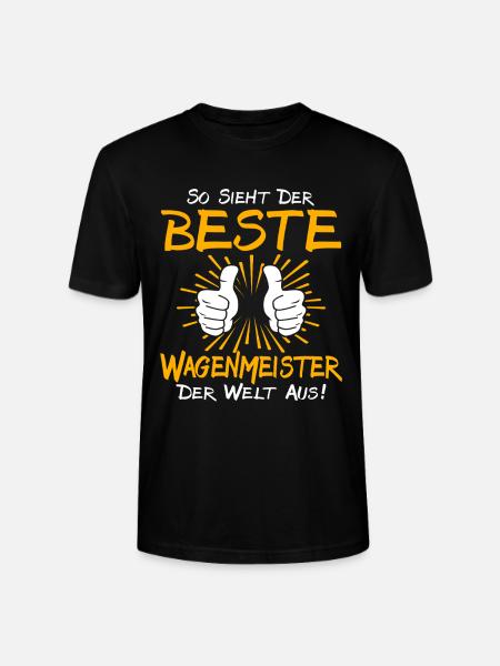 Wagenmeister Geschenkidee - Stanley/Stella Unisex Bio-T-Shirt CRAFTER - Schwarz