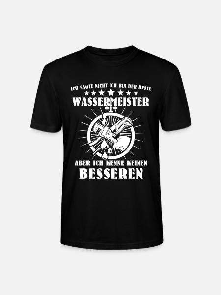 Water Master Sayings - Stanley/Stella CRAFTER Unisex Organic T-Shirt - black