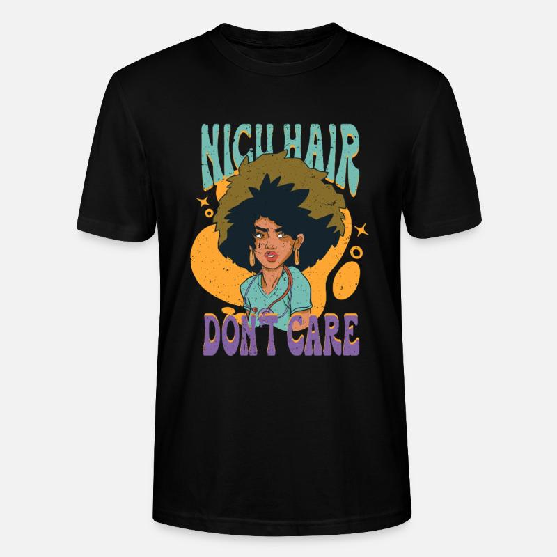 NICU Krankenschwester - Stanley/Stella Unisex Bio-T-Shirt CRAFTER - Schwarz