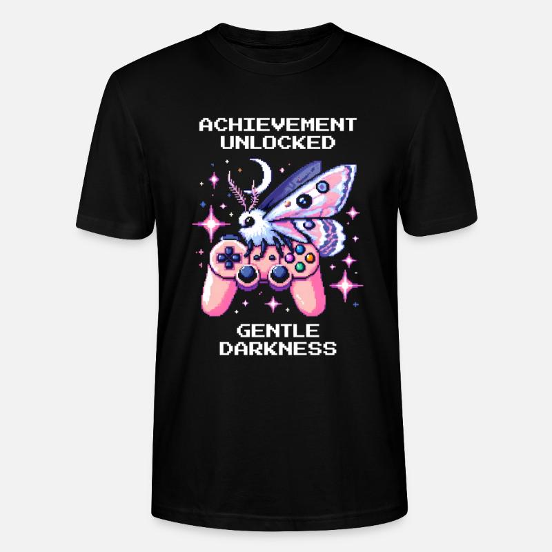 Gentle Darkness Unlocked | Soft Goth - Stanley/Stella CRAFTER Unisex Organic T-Shirt - black