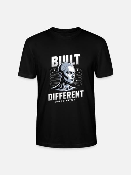 Neurodiversité neurodivergente construite différend - T-shirt bio CRAFTER Stanley Stella Unisexe - noir