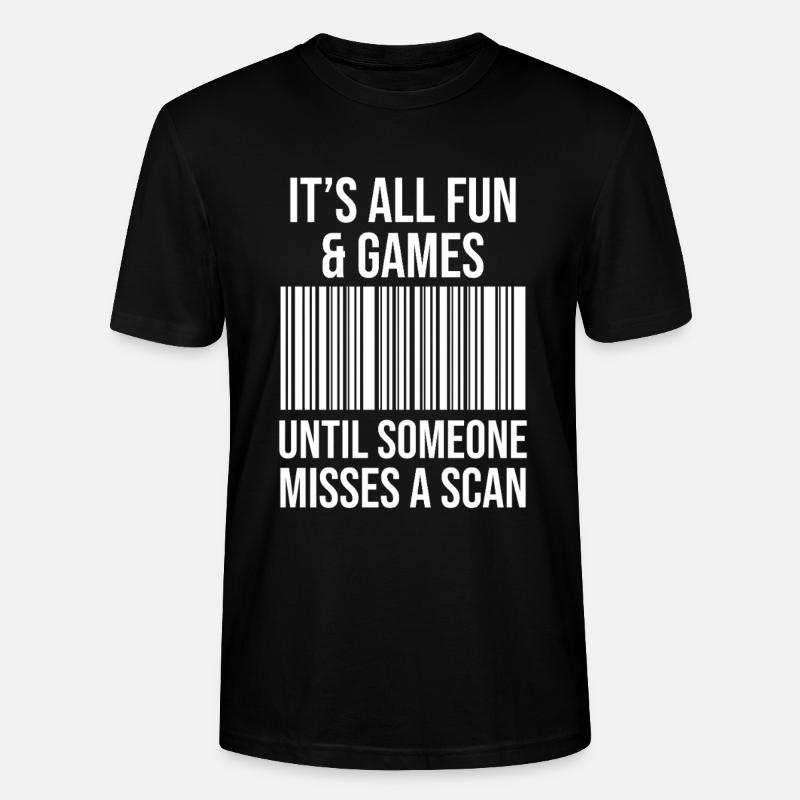 Barcodewitz: Spaß beim Scannen - Stanley/Stella Unisex Bio-T-Shirt CRAFTER - Schwarz