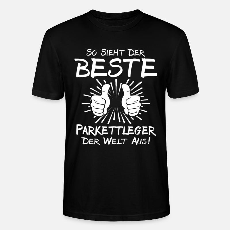 Meilleure couche de parquet - T-shirt bio CRAFTER Stanley Stella Unisexe - noir