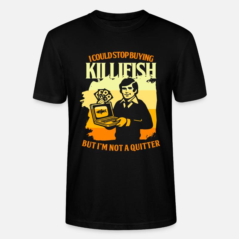 Zahnkarpfen Killfisch Zahnkärpflinge - Stanley/Stella Unisex Bio-T-Shirt CRAFTER - Schwarz