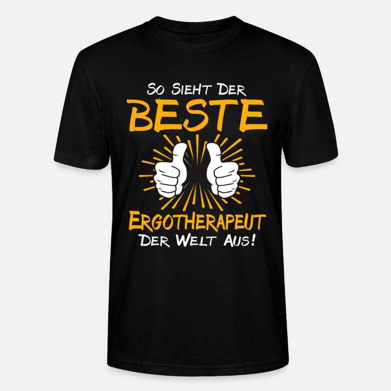 Ergotherapeut Geschenkidee - Stanley/Stella Unisex Bio-T-Shirt CRAFTER - Schwarz