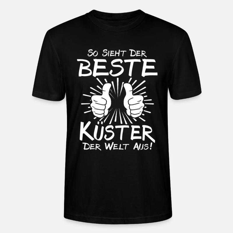 Bester Küster - Stanley/Stella Unisex Bio-T-Shirt CRAFTER - Schwarz