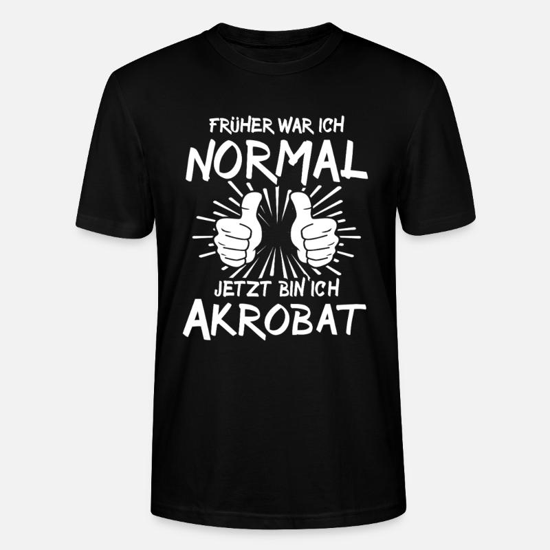 Akrobat - Stanley/Stella Unisex Bio-T-Shirt CRAFTER - Schwarz