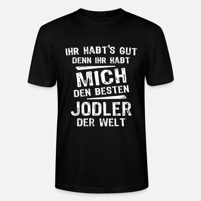 Yodels - T-shirt bio CRAFTER Stanley Stella Unisexe - noir