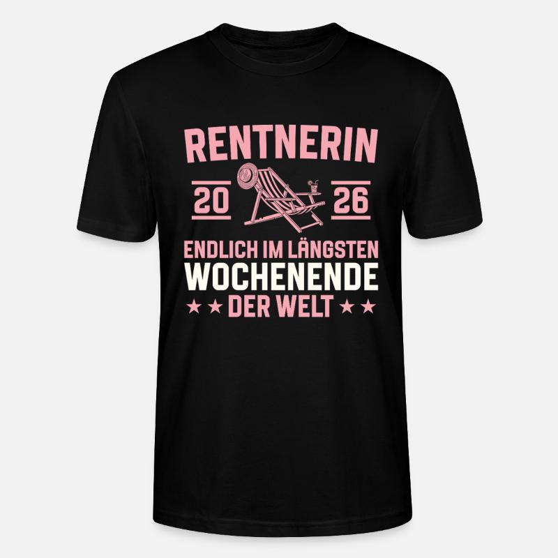 Retraite du plus long week-end 2026 - T-shirt bio CRAFTER Stanley Stella Unisexe - noir