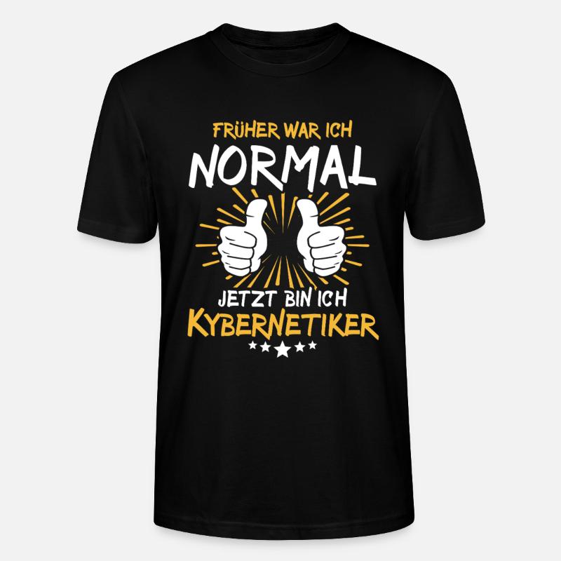 Sort de Cybernétique - T-shirt bio CRAFTER Stanley Stella Unisexe - noir