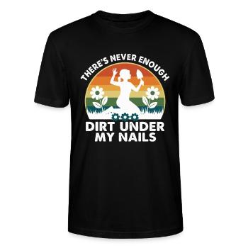 Jardinage amoureux jardinier amateur - T-shirt bio CRAFTER Stanley Stella Unisexe - noir - Devant - Alina (178cm) & Michal (187cm)
