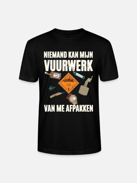 Mijn Vuurwerk - Stanley/Stella CRAFTER Unisex Organic T-Shirt - black