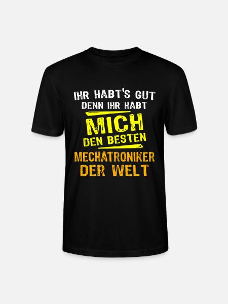Mechatronics Technician Gift - Stanley/Stella CRAFTER Unisex Organic T-Shirt - black