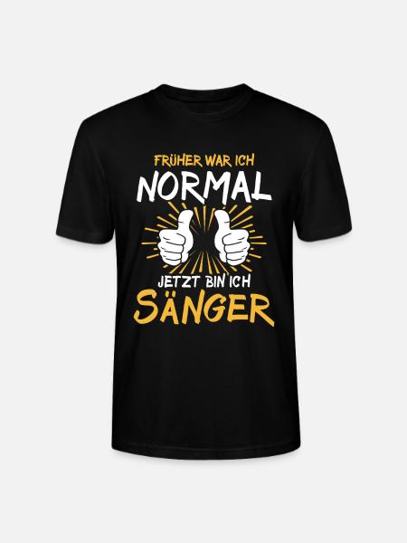 Singer Saying - Stanley/Stella CRAFTER Unisex Organic T-Shirt - black