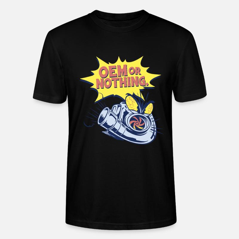 Auto Restauration OEM Or Nothing - Stanley/Stella Unisex Bio-T-Shirt CRAFTER - Schwarz