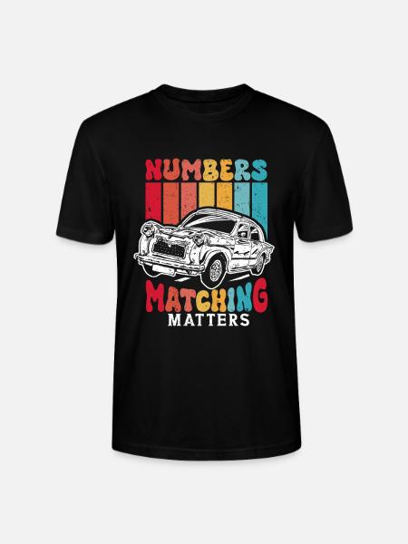 Auto Restoration Numbers Matching Matters - Stanley/Stella CRAFTER Unisex Organic T-Shirt - black