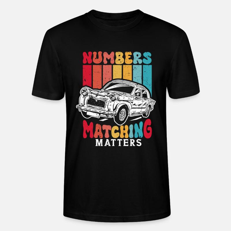 Auto Restauration Numbers Matching Matters - Stanley/Stella Unisex Bio-T-Shirt CRAFTER - Schwarz