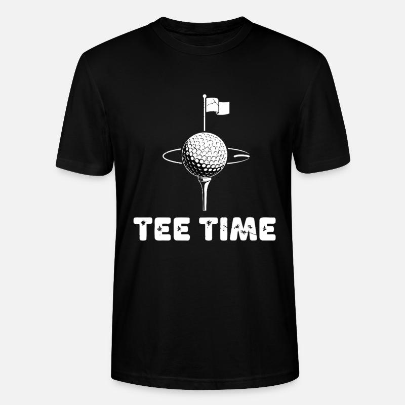 Golfin avausaika - Stanley/Stella CRAFTER unisex luomu-t-paita - musta