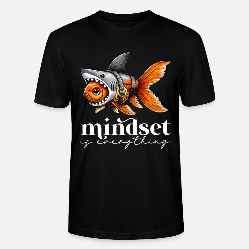 Mindset Funny Motivational Inspirational - Stanley/Stella Unisex Bio-T-Shirt CRAFTER - Schwarz