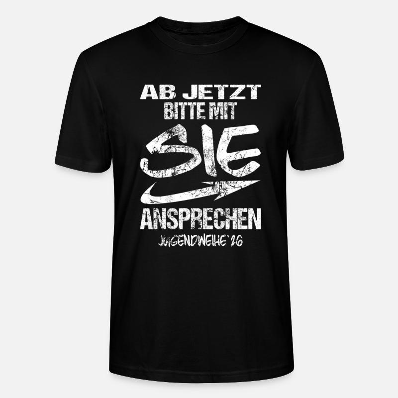 Jugendweihe - Jugendweihe 2026 - Stanley/Stella Unisex Bio-T-Shirt CRAFTER - Schwarz