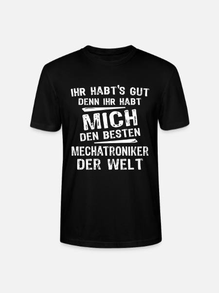 Mechatroniker - Stanley/Stella Unisex Bio-T-Shirt CRAFTER - Schwarz