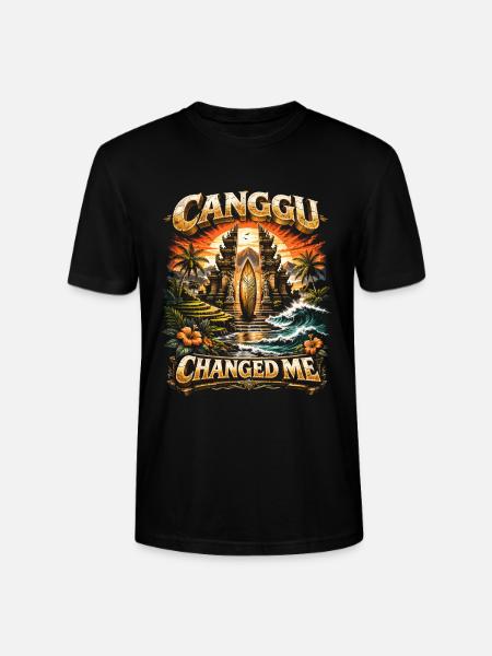 Bali Reise Canggu Changed Me - Stanley/Stella Unisex Bio-T-Shirt CRAFTER - Schwarz