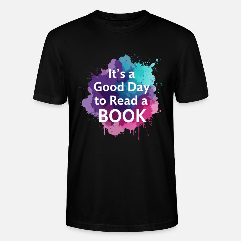 Bücher Lesen Good Day - Stanley/Stella Unisex Bio-T-Shirt CRAFTER - Schwarz