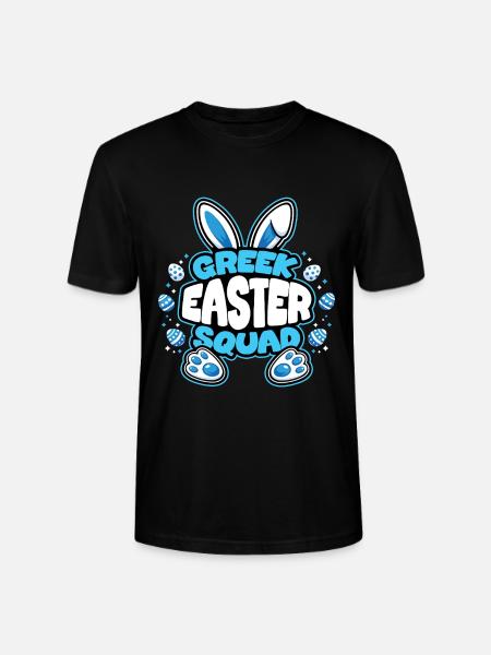 Griechisches Osterteam Osterhasen-Osterei - Stanley/Stella Unisex Bio-T-Shirt CRAFTER - Schwarz