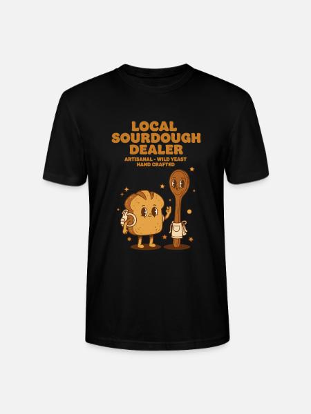 Sauerteig-Händler-Brotbacker - Stanley/Stella Unisex Bio-T-Shirt CRAFTER - Schwarz