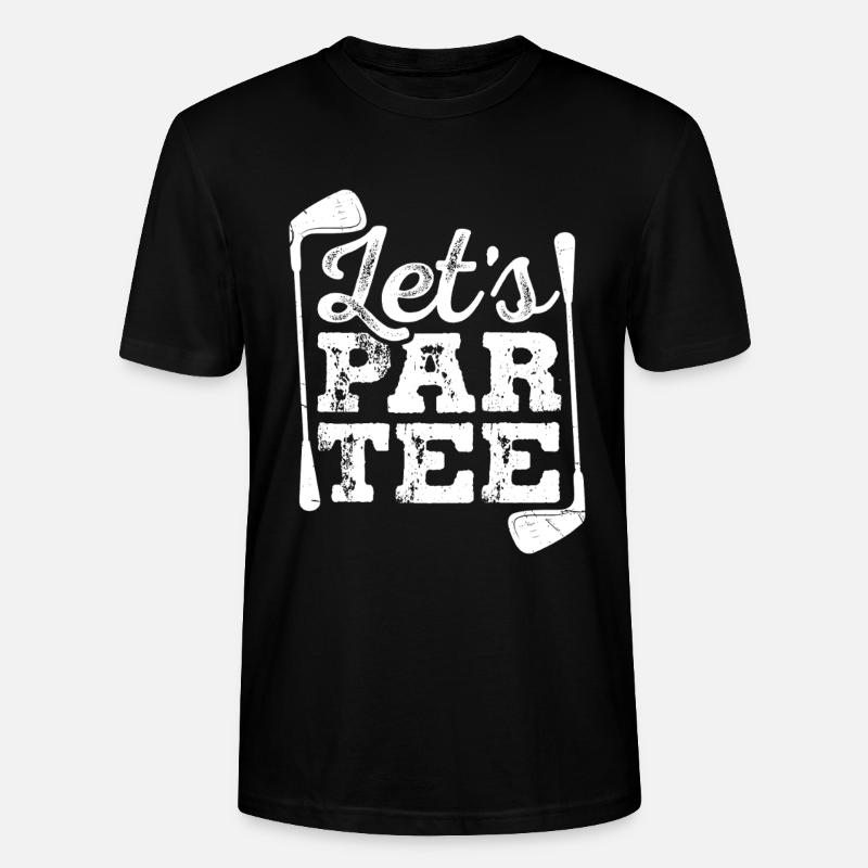 Let s Par Tee Golf - Stanley/Stella Unisex Bio-T-Shirt CRAFTER - Schwarz