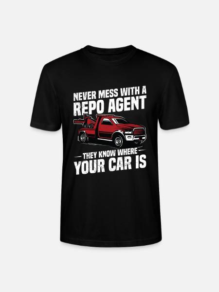 Inkasso-Agent Polizeifreunde Autobergung - Stanley/Stella Unisex Bio-T-Shirt CRAFTER - Schwarz