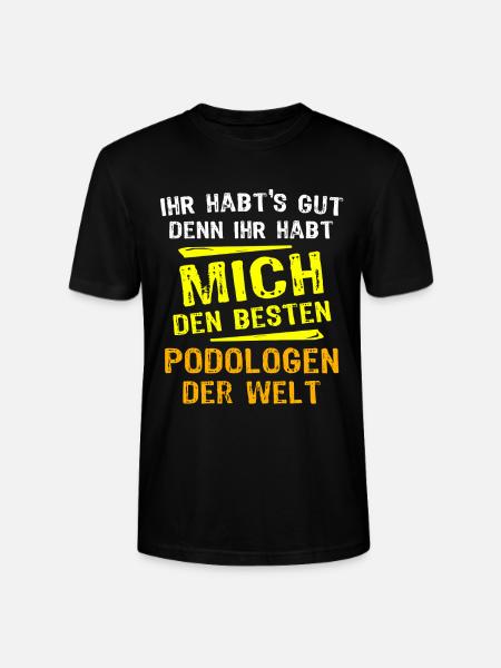 Podologe Geschenk - Stanley/Stella Unisex Bio-T-Shirt CRAFTER - Schwarz