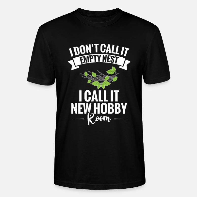 Empty-Nest-Mama von Highschool-Absolvent Empty-Nester - Stanley/Stella Unisex Bio-T-Shirt CRAFTER - Schwarz