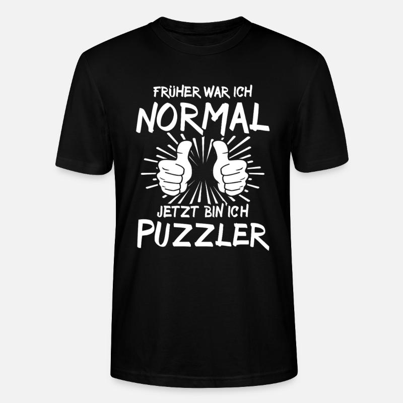 Puzzler - Stanley/Stella Unisex Bio-T-Shirt CRAFTER - Schwarz
