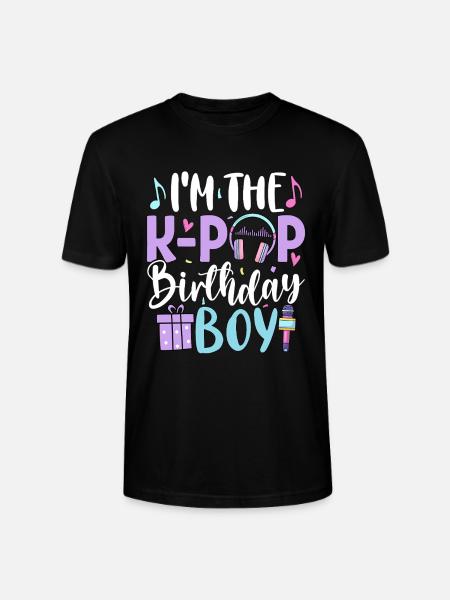 I'm The K Pop Birthday Boy - Stanley/Stella CRAFTER Unisex Organic T-Shirt - black