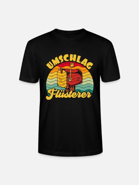 Briefträger UMSCHLAG FLÜTERER LUSTIG - Stanley/Stella Unisex Bio-T-Shirt CRAFTER - Schwarz