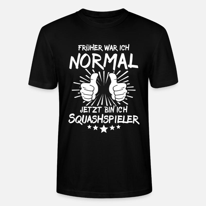 Squashspieler - Stanley/Stella Unisex Bio-T-Shirt CRAFTER - Schwarz