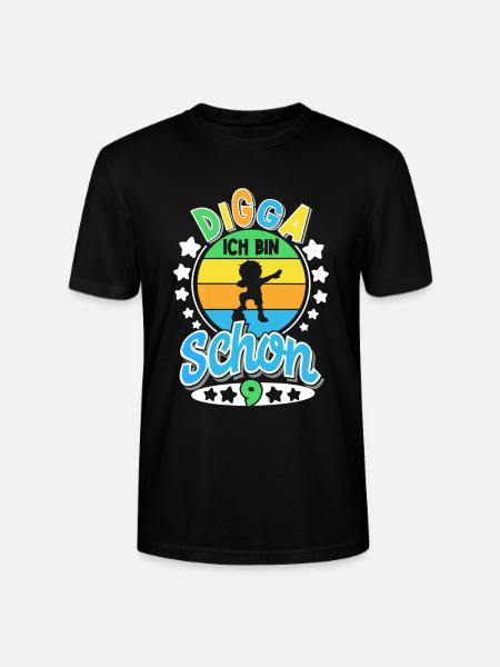 9th Birthday Football - Stanley/Stella CRAFTER Unisex Organic T-Shirt - black