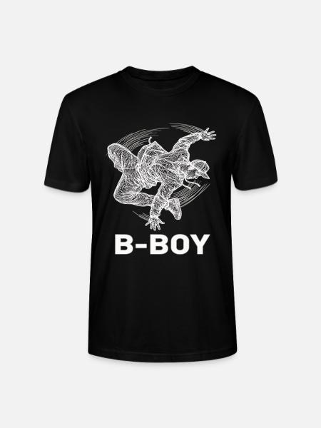 Breakdance B-Boy Street Dance Hip Hop - Stanley/Stella CRAFTER Unisex Organic T-Shirt - black