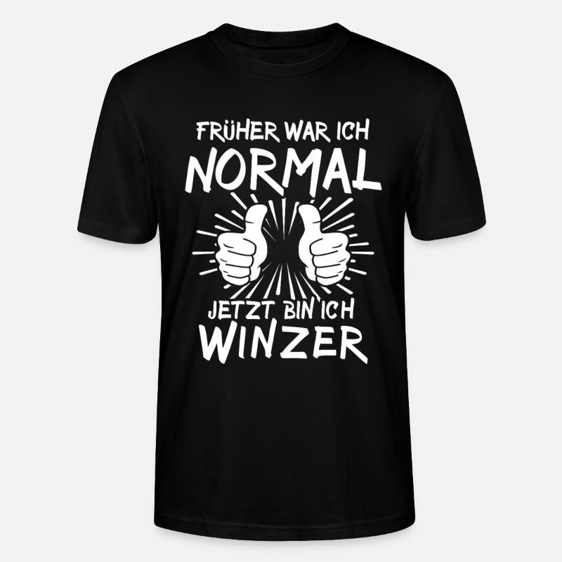 Winzer - Stanley/Stella Unisex Bio-T-Shirt CRAFTER - Schwarz