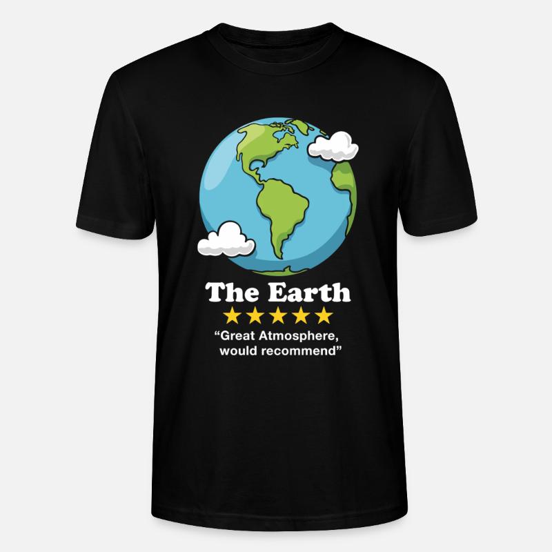 Die Erde - Stanley/Stella Unisex Bio-T-Shirt CRAFTER - Schwarz