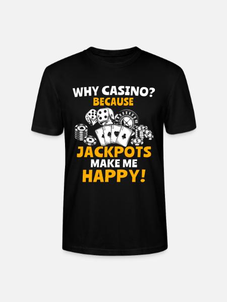 Casino Casino Game - Stanley/Stella CRAFTER Unisex Organic T-Shirt - black