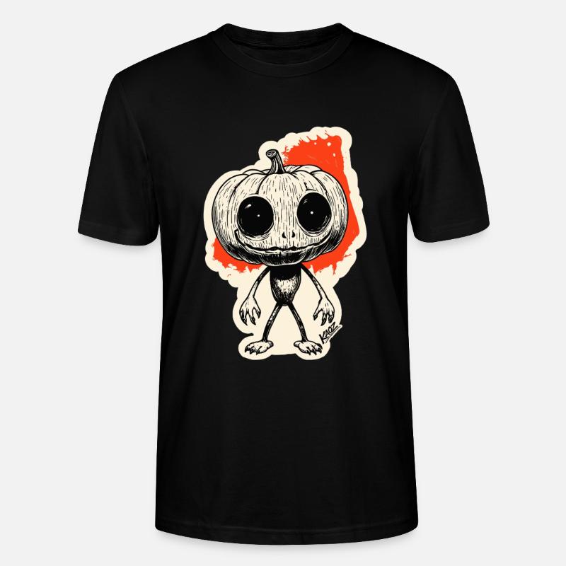 Citrouille Grimpeuse de la Nuit - T-shirt bio CRAFTER Stanley Stella Unisexe - noir