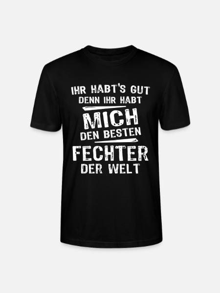 Fechter - Stanley/Stella Unisex Bio-T-Shirt CRAFTER - Schwarz